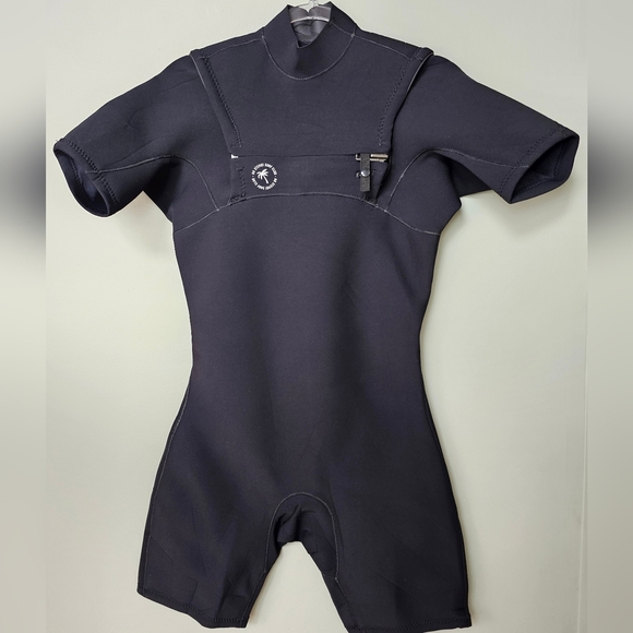NWOT Ho Stevie! Mens Short Sleeve Short Leg Surf Wet Suit, Warm 2mm Neoprene, LS - Picture 7 of 17